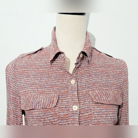 Anthropologie 11.1.TYLHO Woman’s Red Tunic Dress Size Small **no Belt** - Picture 2 of 11